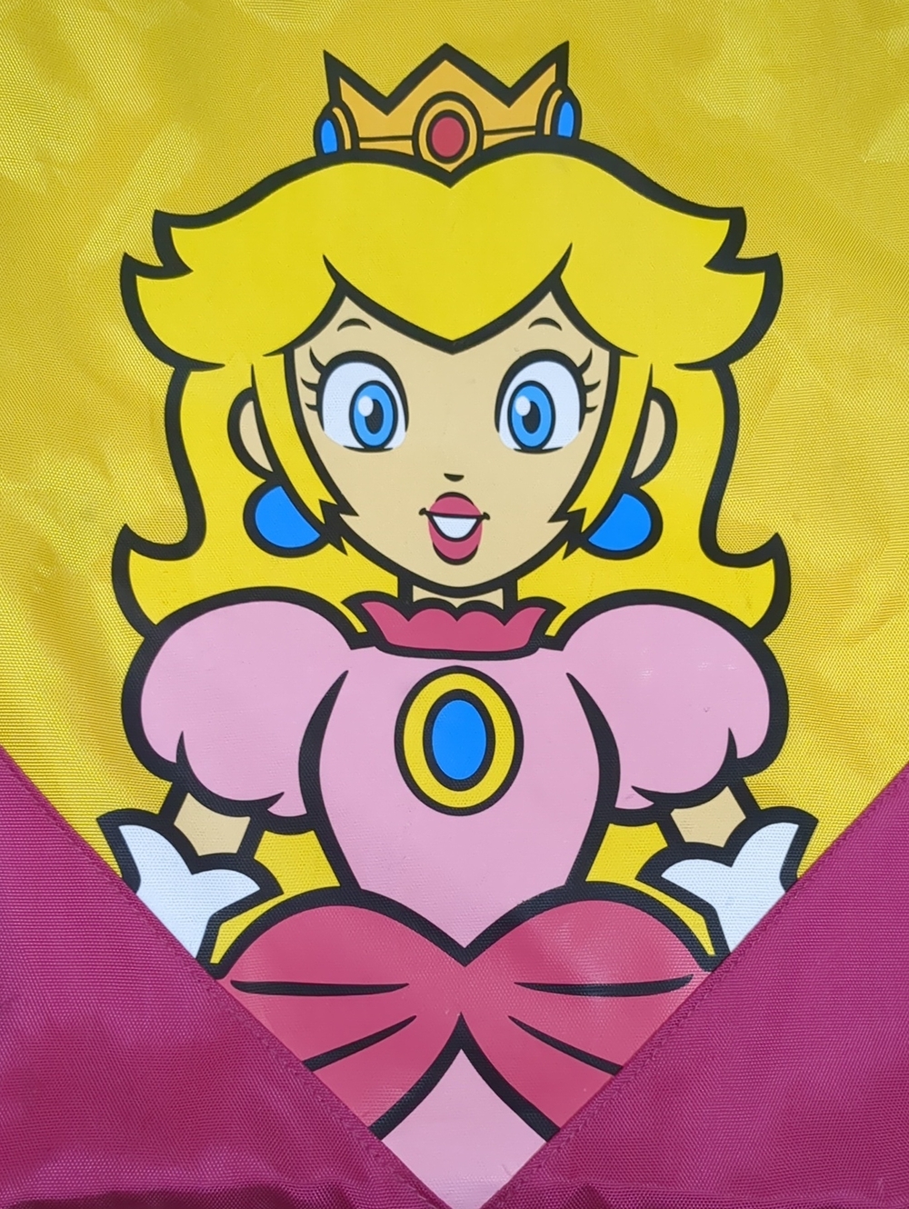 UNIVERSAL STUDIOS SUPER NINTENDO WORLD PRINCESS PEACH DRAWSTRING BACKPACK - Picture 3 of 9